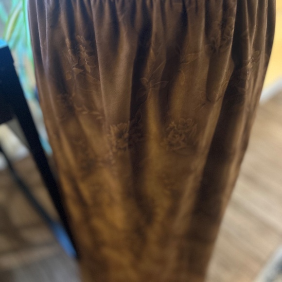 Vintage Hasting & Smith brown floral maxi skirt - Picture 4 of 5